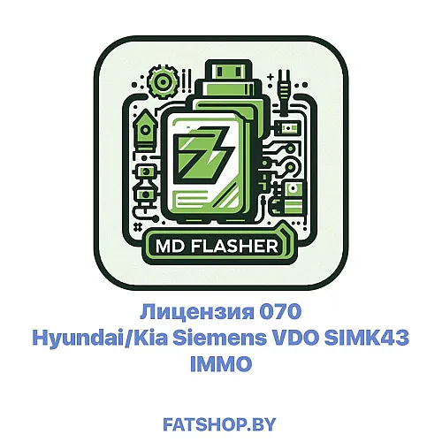 Лицензия 070 Hyundai/Kia Siemens VDO SIMK43 IMMO