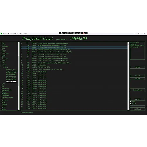 Лицензия Probyte Edit для Isuzu Diesel Bosch: решение для EGR, DPF, SCR и DTC OFF