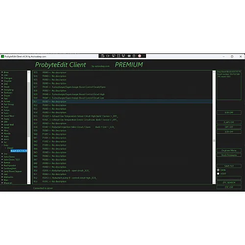 Лицензия Probyte Edit для Jeep Diesel с Bosch EDC17C79: EGR, DPF, SCR — отключите ошибки и флаги!