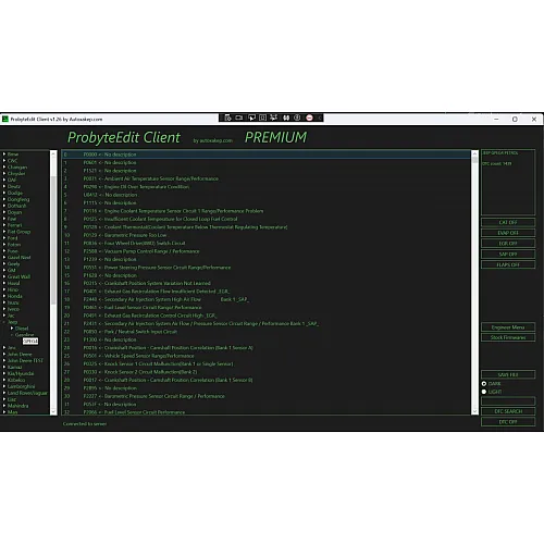 Лицензия Probyte Edit для JEEP: GPEG4, PETROL, CAT, EVAP, EGR, SAP FLAPS — профессиональное решение