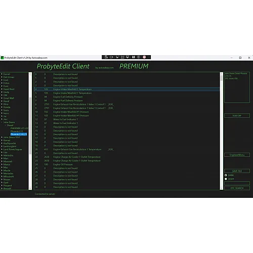 Лицензия Probyte Edit для John Deere: решение L14 L15 EGR DTC OFF