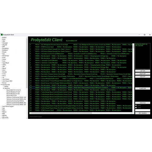Лицензия Probyte Edit для Kia и Hyundai: решение для SIM2K-26x, CAT, EGR, EVAP, FLAPS, DTC off