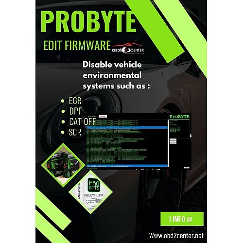 Лицензия Probyte Edit для Land Rover и Jaguar: решение MEDC17_9 для дизельных Bosch с EGR, DPF, SCR и отключением DTC