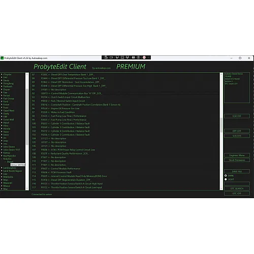 Лицензия Probyte Edit для Land Rover и Jaguar: комплексное решение для обслуживания систем Bosch MG1CS028