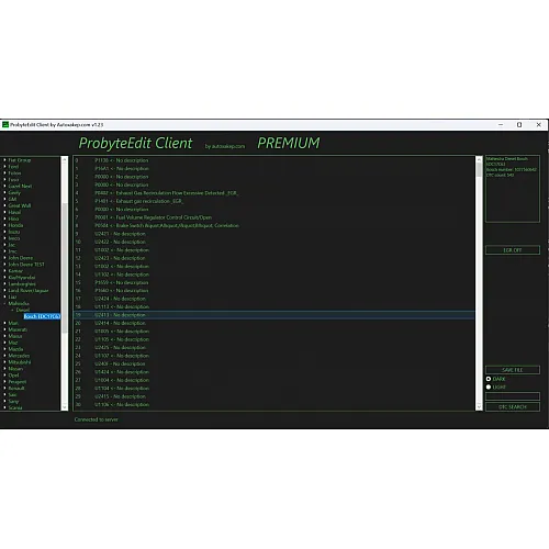 Лицензия Probyte Edit для Mahindra Diesel Bosch EDC17C63: отключение EGR и DTC