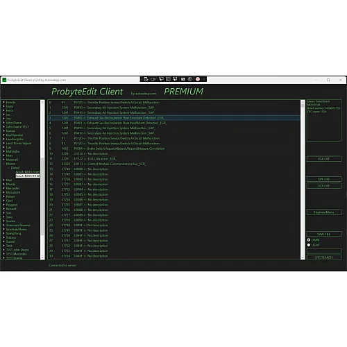 Лицензия Probyte Edit Maxus Diesel Bosch: решение для отключения EGR, DPF, SCR и DTC