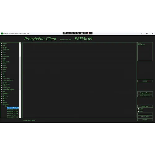 Лицензия Probyte Edit MERCEDES TRACK ACM 2.1 SCR OFF