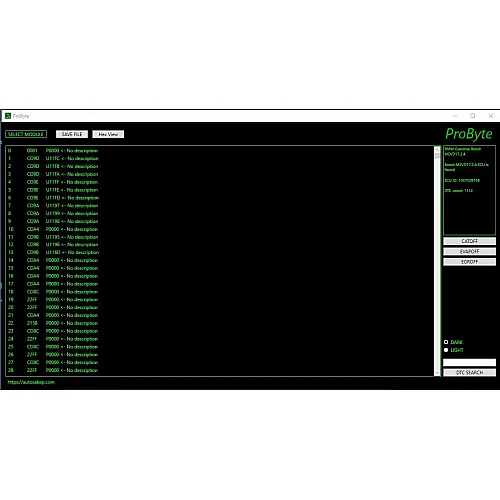 Лицензия Probyte Edit Module FULL для BMW: бензин, Bosch MEVD17.2.4, поддержка CAT, EVAP, EGR, отключение DTC