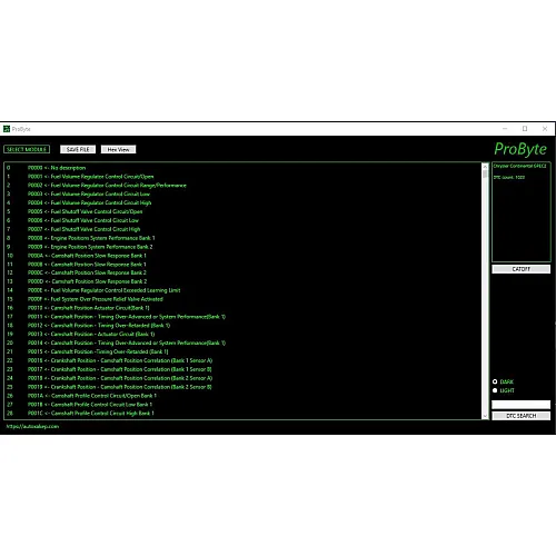 Лицензия Probyte Edit Module FULL для Chrysler: комплексное решение для работы с GPEC2, CAT, EVAP, EGR, DTC off