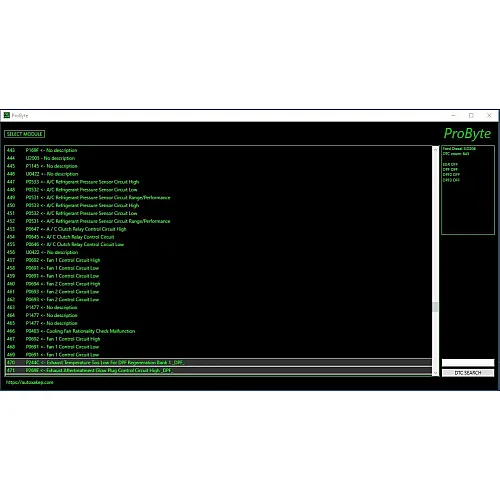 Лицензия Probyte Edit Module FULL для Ford Diesel: решение для SID208, EGR, DPF и DTC off