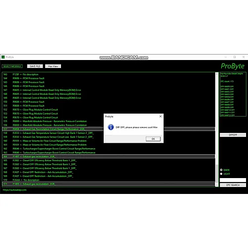 Лицензия Probyte Edit Module FULL для Kia и Hyundai: отключение EGR, DPF и DTC (Delphi DCM 3.7)