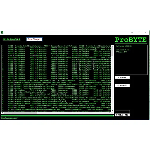 Лицензия Probyte Edit Module FULL для Kia и Hyundai: решение для SIM2K-341, CAT, EVAP, EGR, DTC off