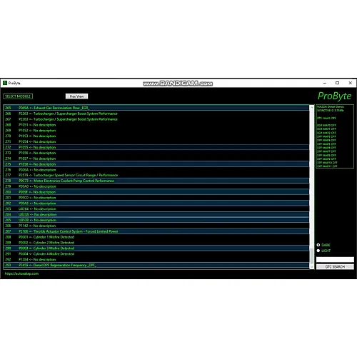 Лицензия Probyte Edit Module FULL для автомобилей Mazda с дизельными двигателями Denso SKYACTIVE-D: EGR, DPF, DTC off