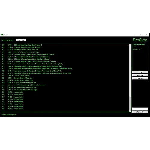 Лицензия Probyte Edit Module FULL для Mazda: полное управление системами Denso M32R, CAT, EVAP, EGR, отключение DTC