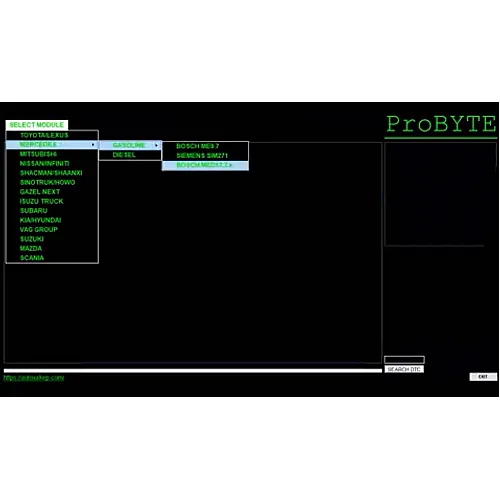 Лицензия Probyte Edit Module FULL Mercedes Gasoline Bosch ME 17.7.x CAT EGR EVAP DTC off
