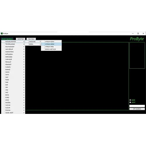 Лицензия Probyte Edit Module FULL Nissan Gasoline Hitachi 4Mb 4096KB EGR CAT EVAP DTC off