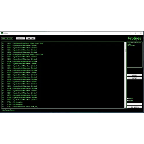 Лицензия Probyte Edit Module FULL для Peugeot Diesel: полное управление SID208, EGR, DPF, DTC