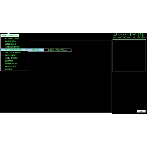 Лицензия Probyte Edit Module FULL для Shackman/Shaanxi: полное отключение SCR и DTC