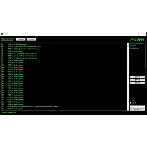 Лицензия Probyte Edit Module FULL для SsangYong Diesel: комплексное решение Delphi DCM 6.2 AP EGR SCR DPF DTC off