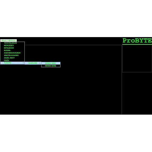 Лицензия Probyte Edit Module FULL для Subaru: полное управление системами GEN1 бензинового двигателя