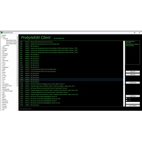 Лицензия ProByte Edit Module для BMW: отключение EGR, DPF, DTC на Bosch EDC17C50