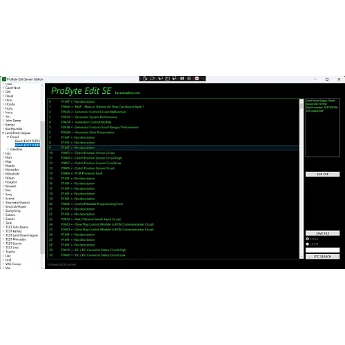 Лицензия Probyte Edit Module ProByte FULL Land Rover/Jaguar Diesel Bosch EDC17CP42 EGR DTC off
