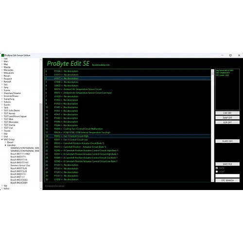 Лицензия ProByte Edit Module FULL для VAG Bosch: комплексное решение MG1CS001 EGR CAT EVAP FLAPS DTC off
