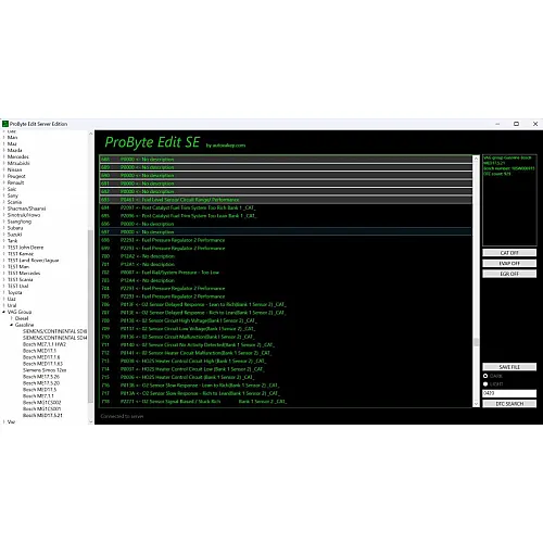 Лицензия ProByte Edit Module для VAG Group: полное управление бензиновыми Bosch MED17.5.21