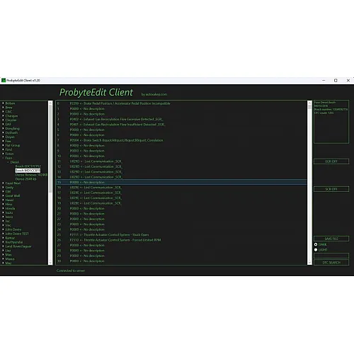 Лицензия ProByte Edit Module для Fuso Diesel Bosch MD1CC878: EGR & SCR off