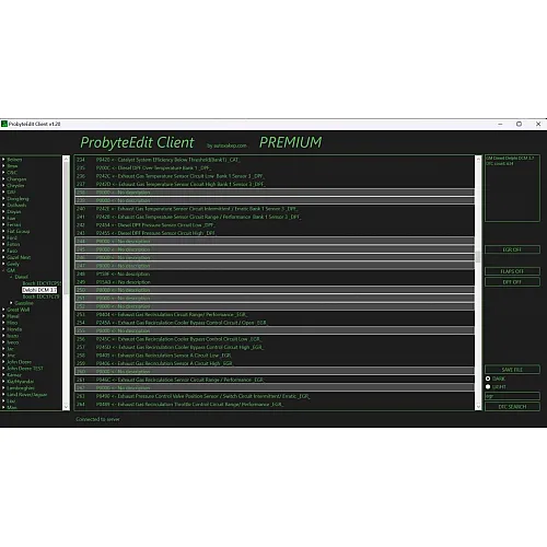 Лицензия ProByte GM Diesel Delphi DCM 3.7: профессиональное редактирование EGR, DPF, FLAPS, DTC off