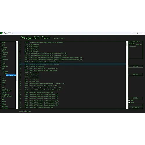 Лицензия ProByte Edit Module для Great Wall Diesel с Bosch EDC17C53: отключение EGR, DPF, DTC