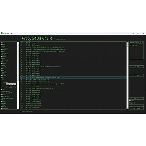 Лицензия Probyte Edit Module ProByte JAC Diesel Bosch EDC17C53 EGR DPF DTC off