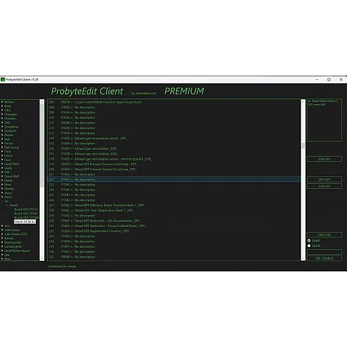 Лицензия Probyte Edit Module ProByte Jac Diesel Delphi DCM 6.2 EGR DPF DTC OFF