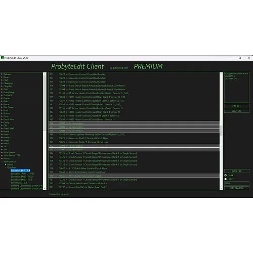 Лицензия Probyte Edit Module ProByte Kia/Hyundai Gasoline Bosch ME(D)17.1.4 CAT EVAP EGR DTC off