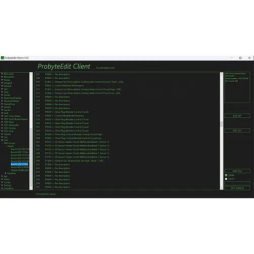 Лицензия Probyte Edit Module ProByte VAG Group Diesel Bosch EDC17U01 EGR DPF DTC off