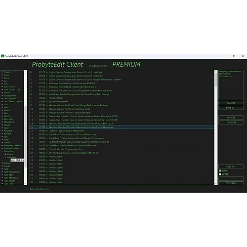 Лицензия Probyte Edit SsangYong: комплексная диагностика бензиновых автомобилей Bosch VDO MSE 3.5