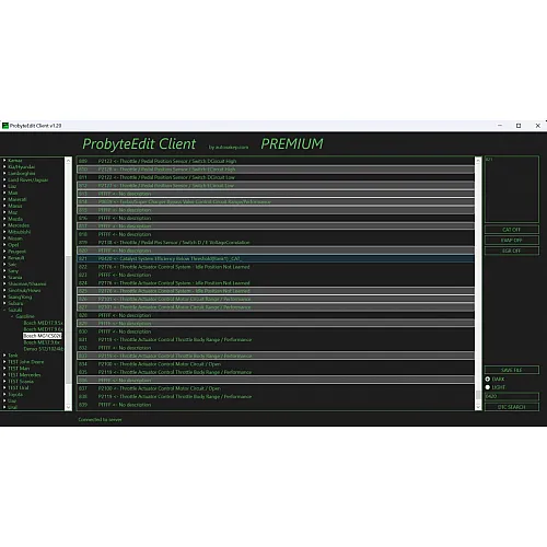 Лицензия Probyte Edit для Suzuki: полное управление системами Bosch MG1CS026
