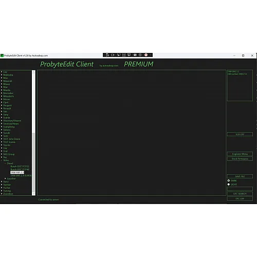 Лицензия Probyte Edit Volvo TRW EMS 2.4 EGR DPF SCR DTC OFF
