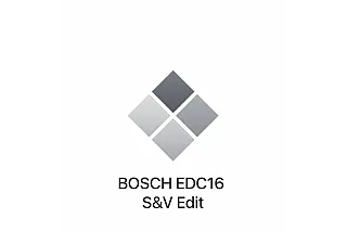 Модули S&V Edit для ЭБУ BOSCH EDC16 