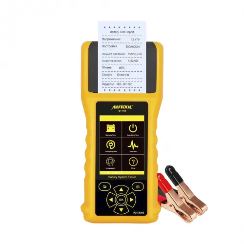 Тестер аккумулятора AUTOOL BT760